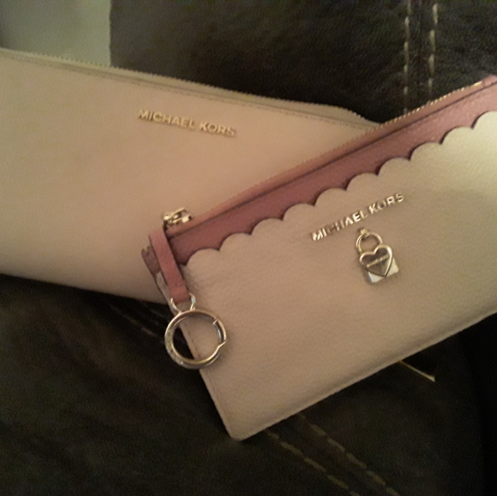 Michael Kors wallet and coin wallet